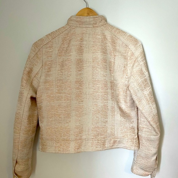 Pink Tory Burch Bomber Jacket, Size 2 - Picture 4 of 7